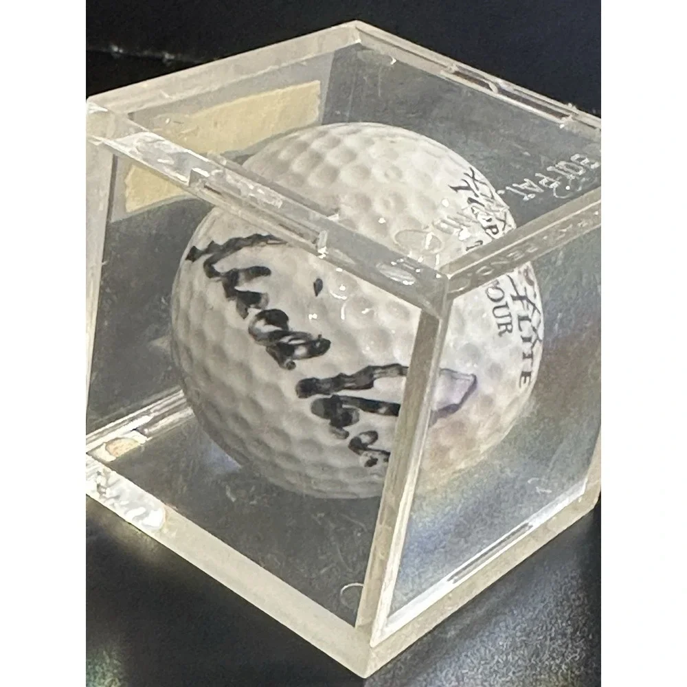 Nick Price‎ Top Flight Tour Autograph Golf Ball In Case (no Paper Work)